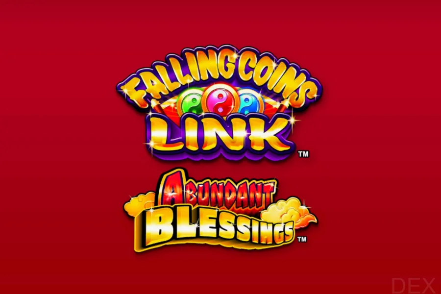 Falling Coins Link Abundant Blessings